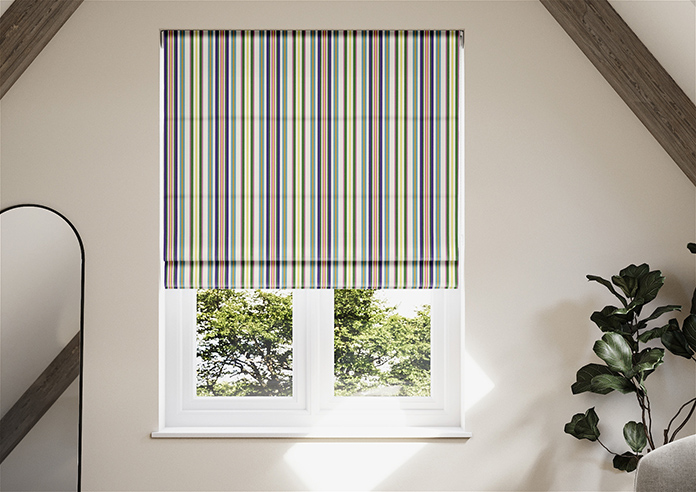 The British Stripe Co. Elizabeth, Notting Hill No.1 - Twist&Fit Roman Blind - Image 3